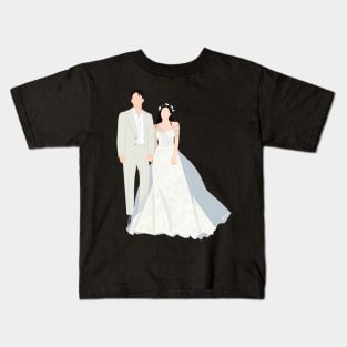 Hyun bin and seo ye jin wedding Kids T-Shirt